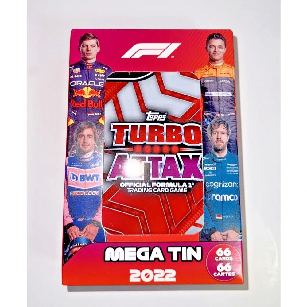 2022 Topps Formula 1 F1 Turbo Attax Mega Tin